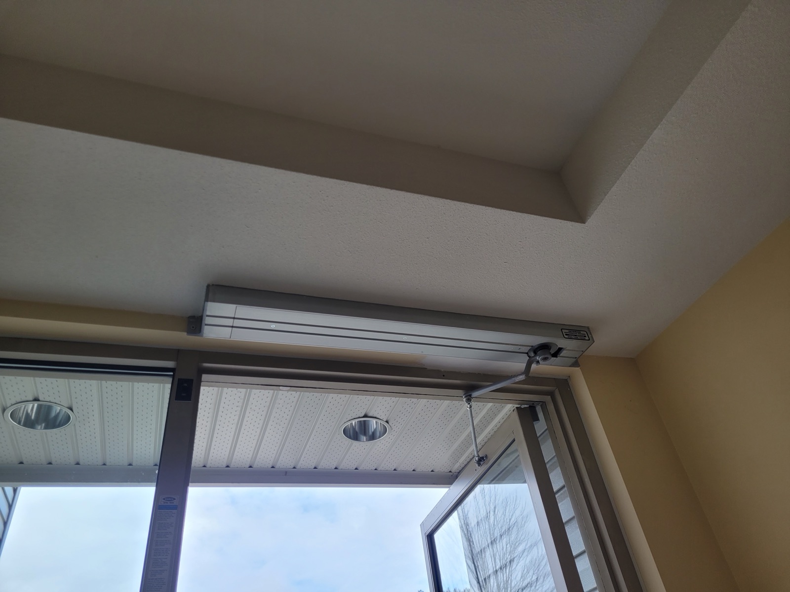 Entrance Ceiling Restored by Aymont Drywall