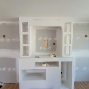 Custom Entertainment Unit by Aymont Drywall