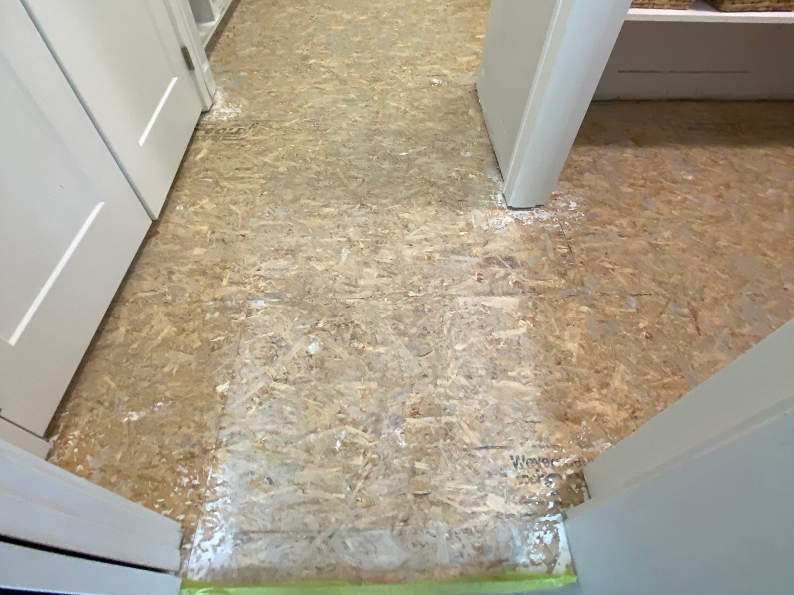 Old Flooring Removed by Aymont Drywall