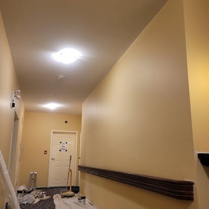 Hallway Paint by Aymont Drywall